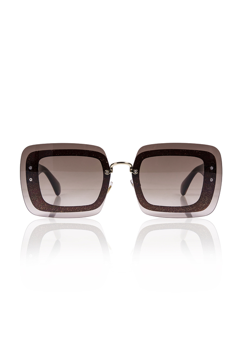 Γυαλιά ηλίου με διάφανο frame - ΚΑΦΕ