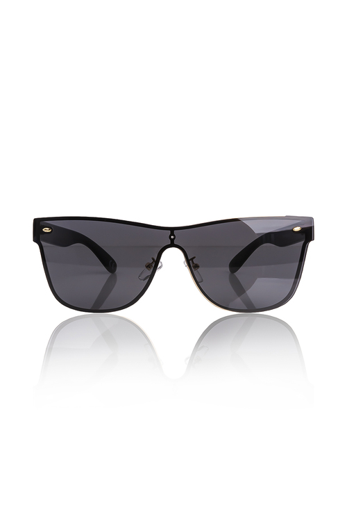 Γυαλιά ηλίου μάσκα / με καθρέφτη - ΜΑΥΡΟ