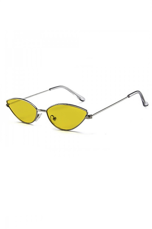  Γυαλιά ηλίου με τριγωνικό φακό - ΚΙΤΡΙΝΟ