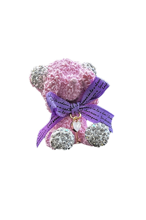 Αρωματικό αυτοκινήτου αρκουδάκι με κλειδί - ΡΟΖ