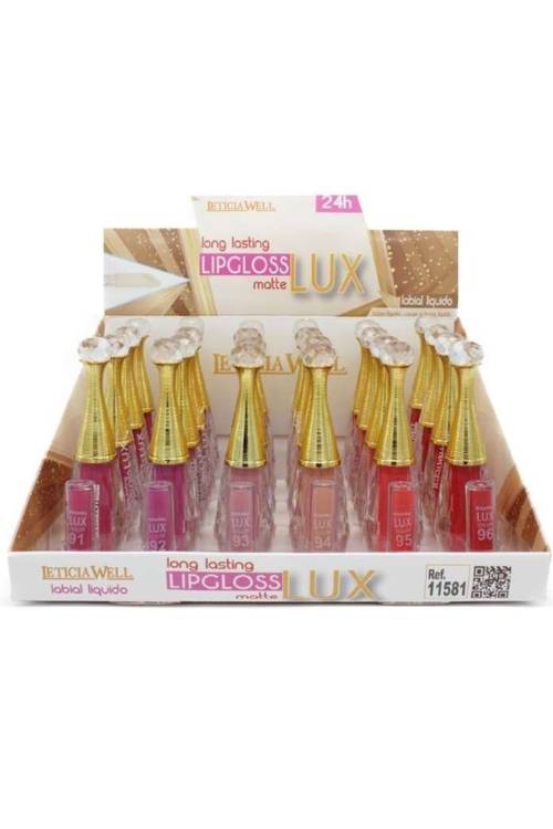 Leticia well Lux Matte Lipgloss 24h – Ματ Υγρό Lip Gloss Μακράς Διάρκειας - ΔΙΑΦΟΡΕΣ ΑΠΟΧΩΡΩΣΕΙΣ