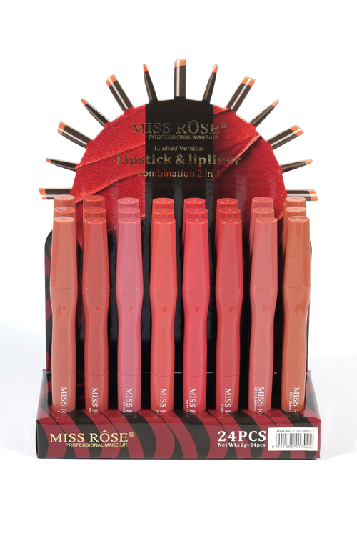 Miss Rose 2-in-1 Lipstick & Lip Liner - ΔΙΑΦΟΡΕΣ ΑΠΟΧΩΡΩΣΕΙΣ