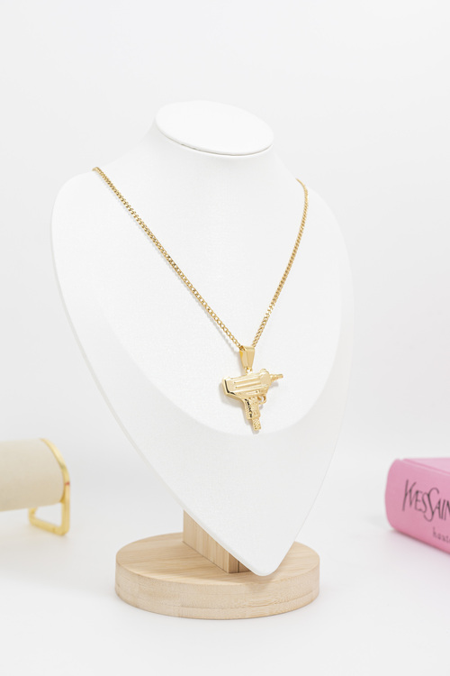 Κολιέ με Gun σχέδιο - ΧΡΥΣΟ