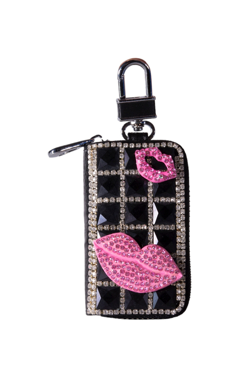 Κλειδοθήκη με σχέδιο - ΜΑΥΡΟ