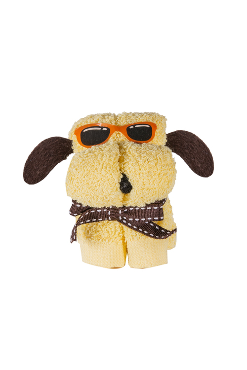 Πετσέτα χεριών με σχέδιο - ΚΙΤΡΙΝΟ