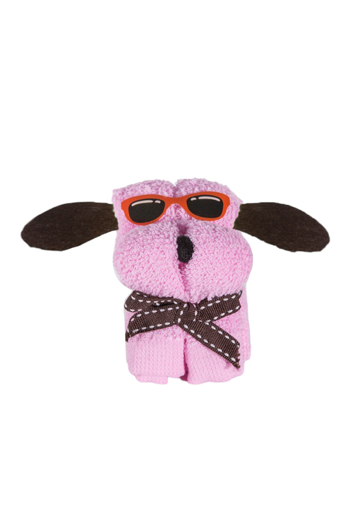 Πετσέτα χεριών με σχέδιο - ΡΟΖ