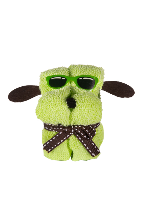 Πετσέτα χεριών με σχέδιο - ΠΡΑΣΙΝΟ