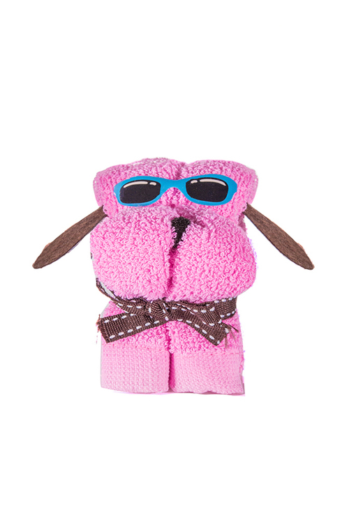 Πετσέτα χεριών με σχέδιο - ΦΟΥΞΙΑ