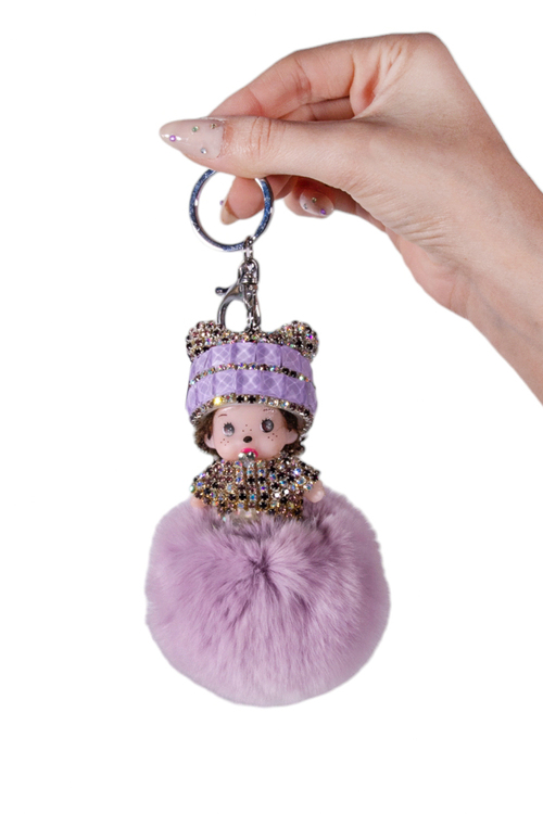 Μπρελόκ με φουντάκι - ΛΙΛΑ