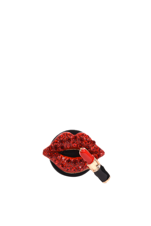 Αρωματικό αυτοκινήτου με χειλάκια απο στράς - ΚΟΚΚΙΝΟ