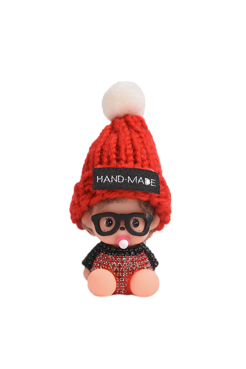 Αρωματικό αυτοκινήτου με υφασμάτινη λεπτομέρεια - ΚΟΚΚΙΝΟ