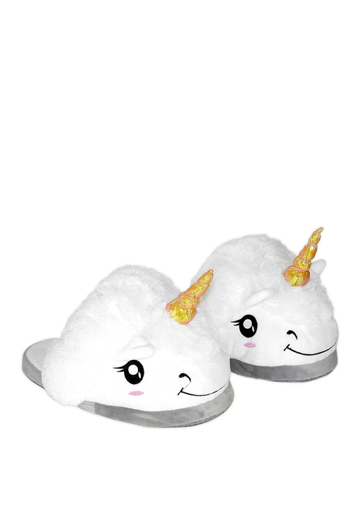 Παντόφλες unicorn - ΑΣΠΡΟ