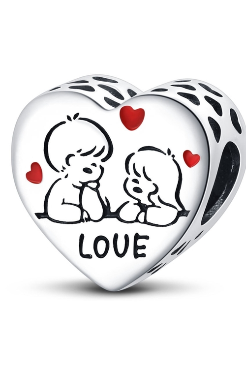 Σύμβολο Καρδιά "Love" - Silver Plating