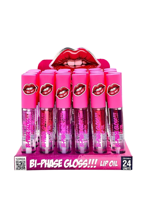 Phase Lip Oil Gloss – 2-Φάσεων Λάδι Χειλιών με Glossy Απόχρωση (24 τεμ.) - ΡΟΖ