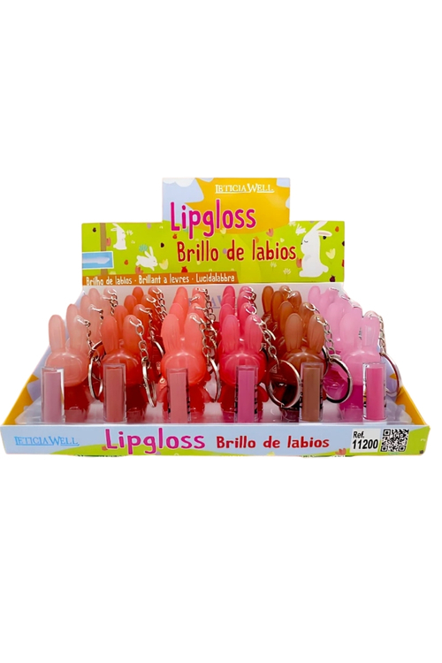 Lipgloss Μπρελόκ Κουνελάκι –  24 τεμαχίων - ΔΙΑΦΟΡΕΣ ΑΠΟΧΩΡΩΣΕΙΣ